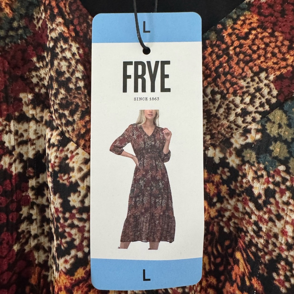 Frye Multicolor Long Sleeve Dress - Picture 2 of 6